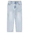 Moschino Straight Jeans In Blau