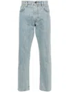 MOSCHINO STRAIGHT JEANS WITH PATCH