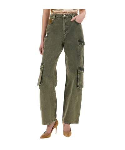 MOSCHINO STRAIGHT-LEG CARGO JEANS