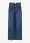 Moschino Straight-leg Jeans In Blue