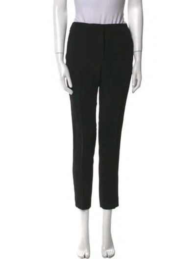 Pre-owned Moschino Straight Leg Pants In Black