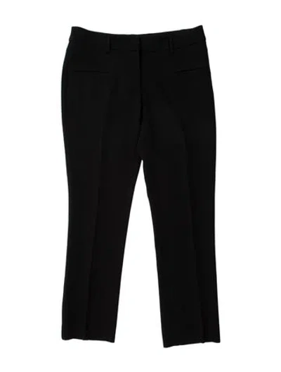 Pre-owned Moschino Straight Leg Pants In Black