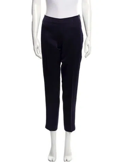 Pre-owned Moschino Straight Leg Pants In Purple