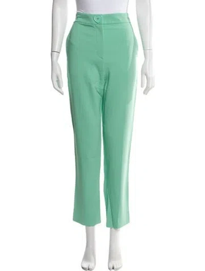 Pre-owned Moschino Straight Leg Pants W/ Tags In Green