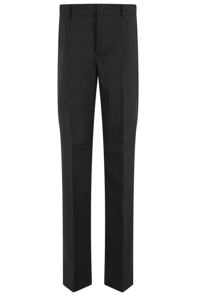 Moschino Straight Leg Pants With Belt Loops In Black