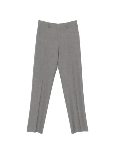 Moschino Straight Trousers In Gray