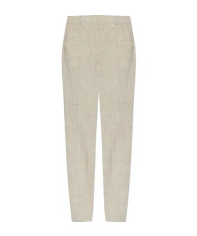 Moschino Straight-leg Tailored Pants In Neutral