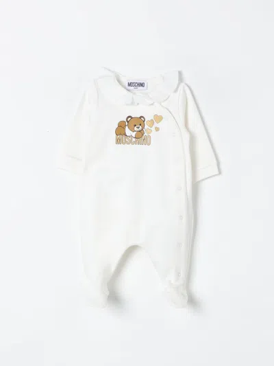 Moschino Babies' Strampler  Kinder Farbe Weiss
