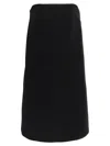 Moschino Black Fiocco Mini Dress In Black