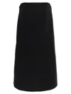 Moschino Black Fiocco Mini Dress In Black