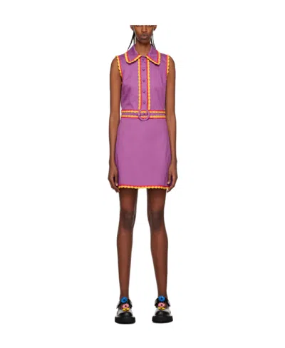 Moschino Strapped Dress In Multicolor