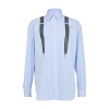 Moschino Couture Suspenders Shirt In Blue