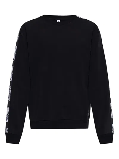 Moschino Stretch-cotton T-shirt In Black