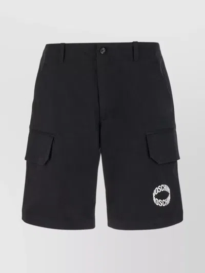 MOSCHINO STRETCH DENIM BERMUDA VINTAGE TOUCH