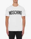 Moschino White Cotton T-shirt With Logo Print In White