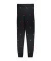 Moschino Stretch Knitted Leggings In Black