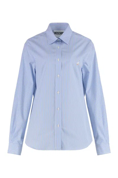 MOSCHINO MOSCHINO STRIPED COTTON SHIRT