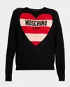 Moschino Jeans Mesh With Inlay Pattern In Black