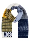 Moschino Gestreifter Schal In Multi