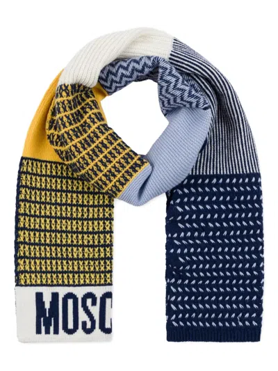 Moschino Gestreifter Schal In Multi