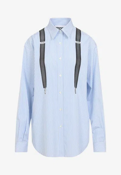 MOSCHINO STRIPED PRINTED SHIRT