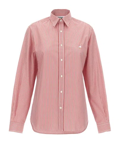 MOSCHINO MOSCHINO LONG-SLEEVED PINSTRIPED SHIRT