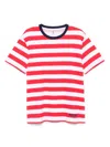 Moschino Striped T-shirt In Red