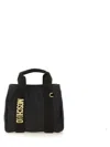 Moschino Structured Handbag In Black