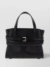 Moschino Structured Silhouette Handbag Top Handles In Black