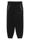 Moschino Stud-detail Track Pants In Black