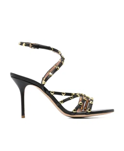 MOSCHINO STUD-EMBELLISHMENT 90MM SANDALS