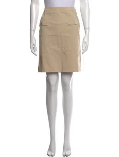 Pre-owned Moschino Studded Accents Mini Skirt In Neutrals