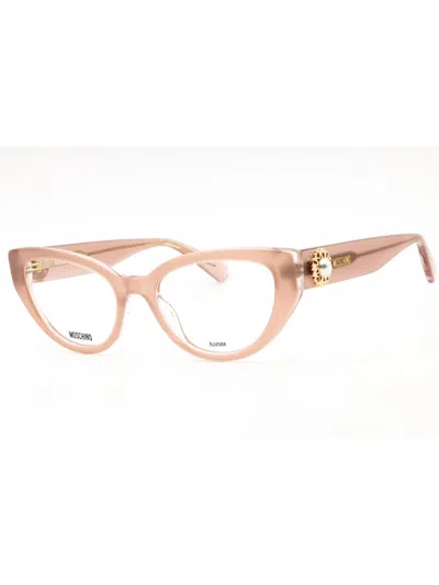 Moschino Stylish Cat Eye Mini Eyeglasses For Women In Brown