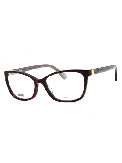 Moschino Stylish Mos558 Mini Rectangular Eyeglasses For Women In Neutral