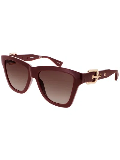 Moschino Stylish Women's Mini Sunglasses In Brown