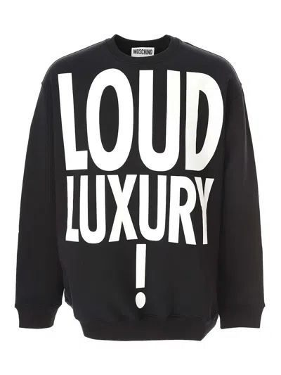 MOSCHINO SUDADERA - NEGRO