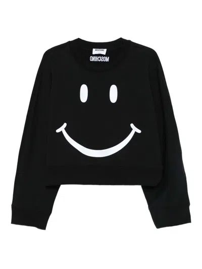 Moschino Sweatshirt In Black