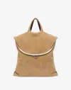 Moschino Suede And Leather Double Bag
