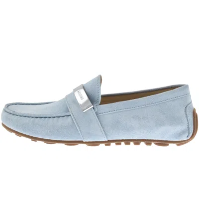Moschino Suede Driver Shoes Blue