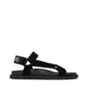 Moschino Couture Sandal With Logo In Black