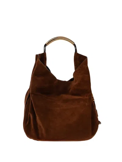 Moschino Suede Tote Bag