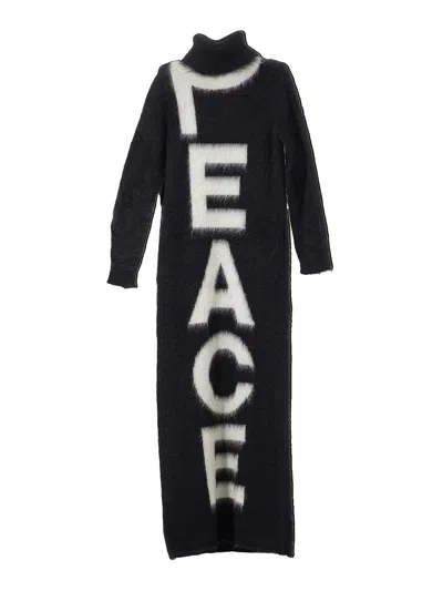 MOSCHINO SUÉTER CON ESCOTE BARCO - NEGRO