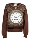 Moschino Clock Jumper In Multicolor