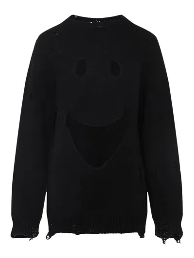 Moschino Couture Black Wool Sweatshirt