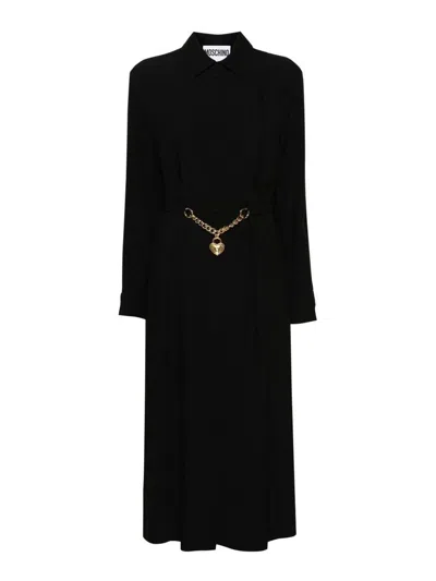 Moschino Suit In Black