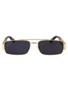 Moschino Couture Rose Gold Metal Sunglasses