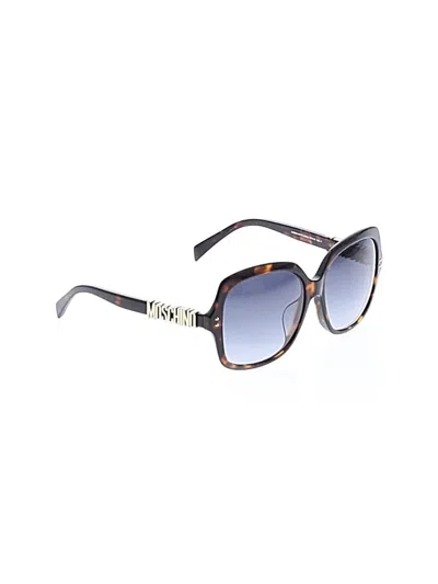Pre-owned Moschino Sunglasses In Brown