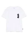 Moschino Sunglasses-print T-shirt In White