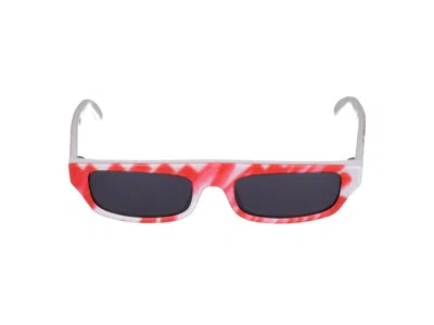 Moschino Sunglasses In Red Pattern