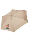 Moschino Supermini Flower Bear Umbrella In Beige